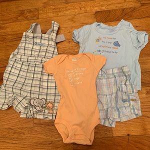 Vintage Baby Bundle | 3 months 4pcs multiple brands